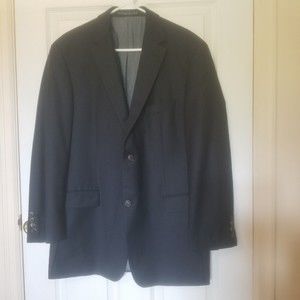 Hugo Boss Loro Piana Navy Wool Blazer Suit Jacket Super 110s Sports Coat Sz 42 R